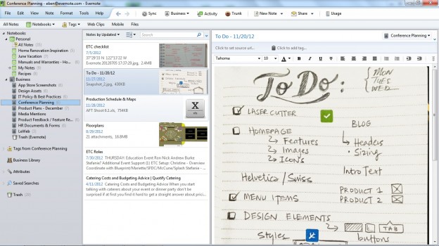 Evernote Technology Tools